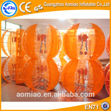 Hot sale bounce bubble ball pour le football/inflatable body bumper ball